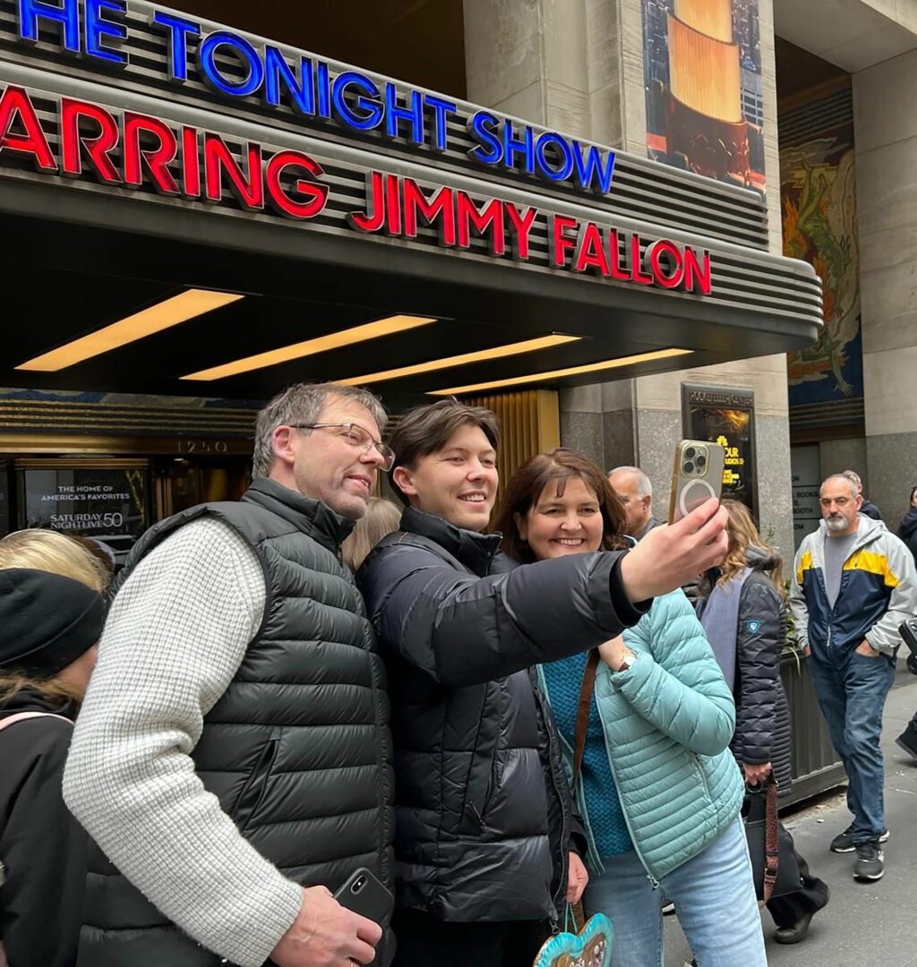 Versprechen eingelöst: bayerische Familie bei Jimmy Fallon