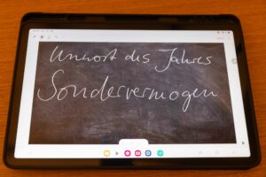 «Sondervermögen» ist «Unwort des Jahres» 2025